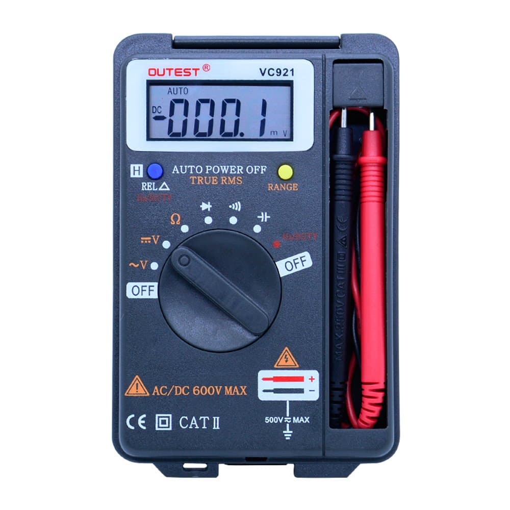 Portable Digital Multimeter mini rms digital multimeter Auto Range Frequency AC/DC Voltage multi tester 4000 counts pocket size meter