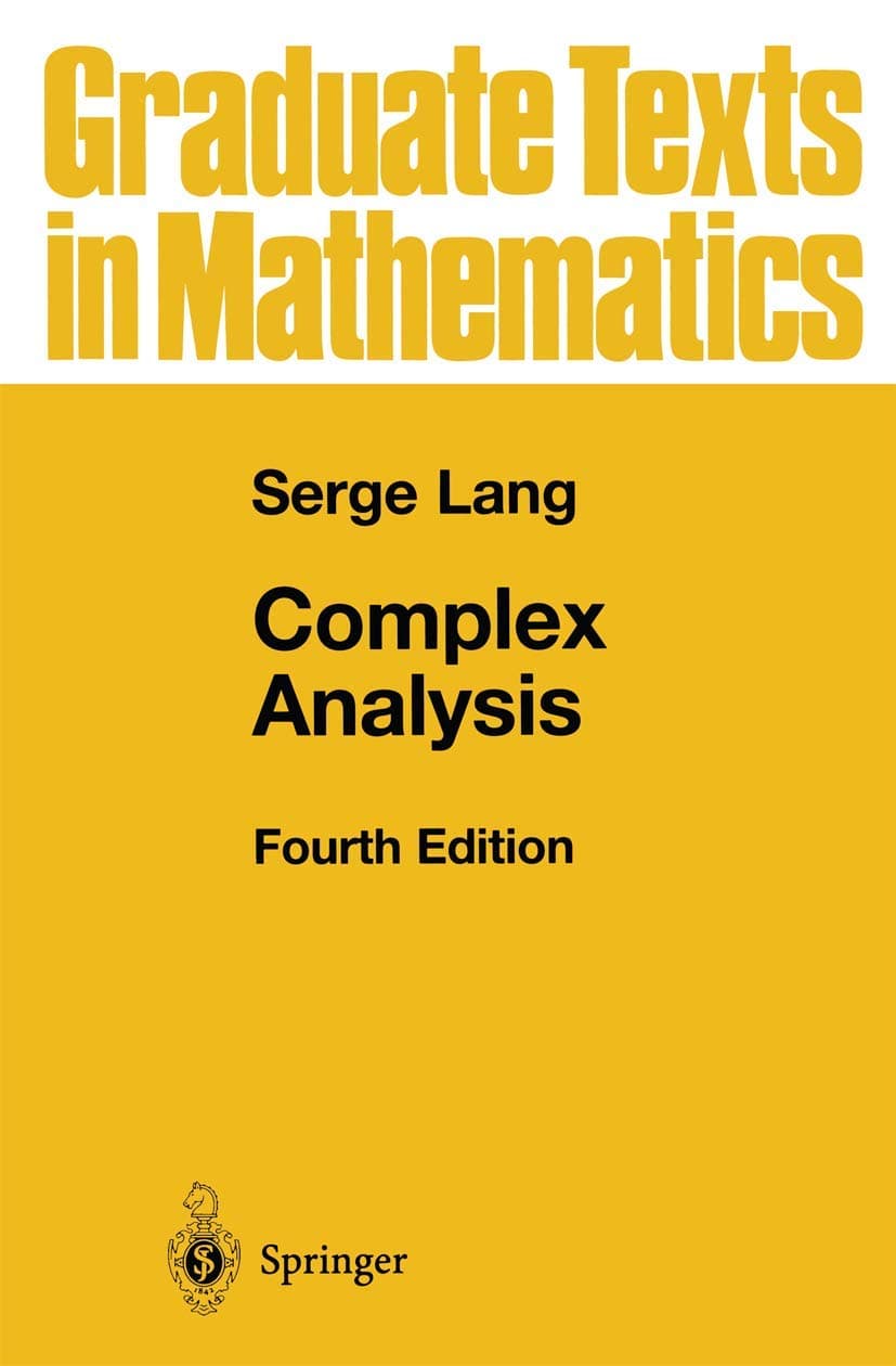 Complex Analysis (Graduate Texts in Mathematics, 103)
