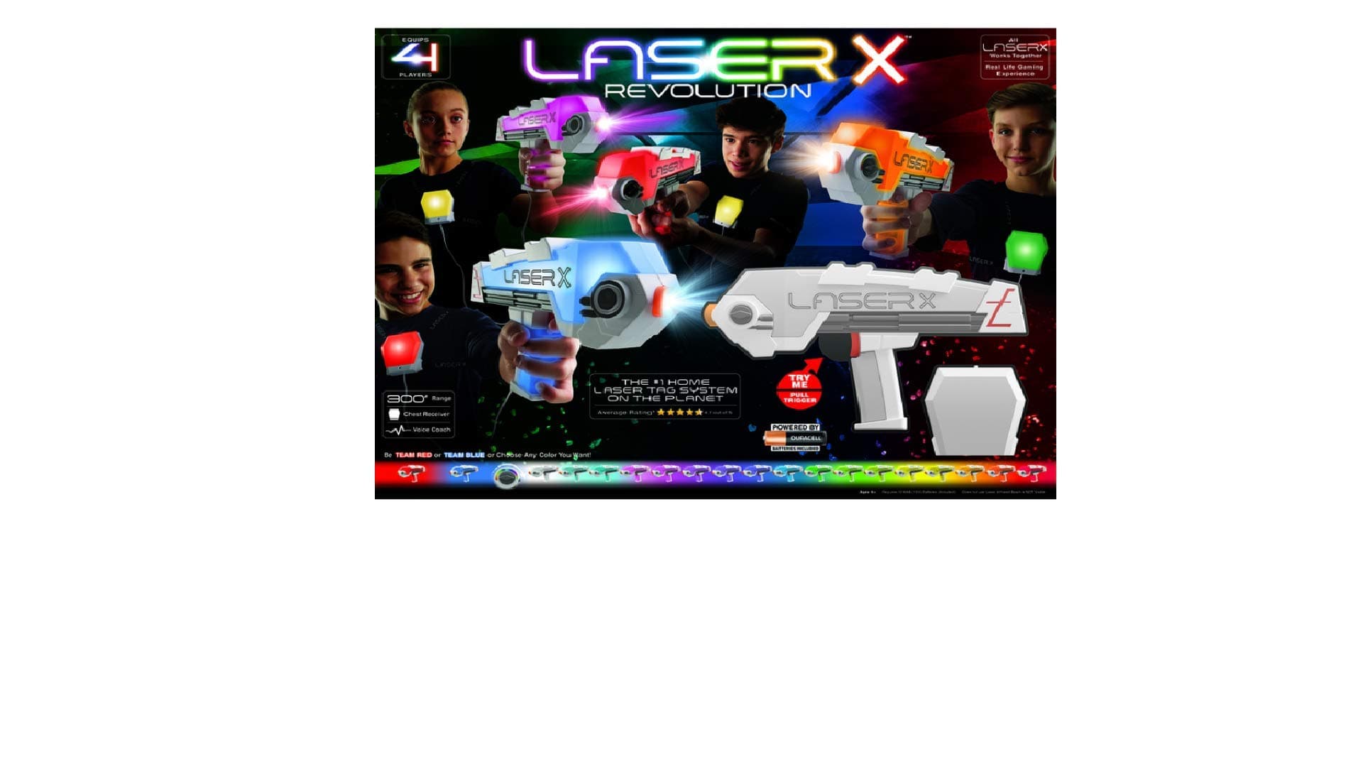 Laser X Cross Shooting Set of 4 Laser X Shooting Game Life Competition 4 Sets Cross Shooting Set
