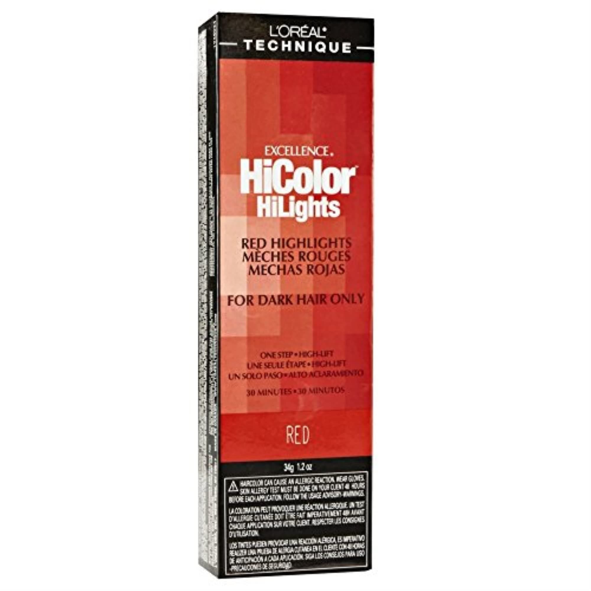 L'Oreal Excel Hicolor Highlights Red 34g (Pack of 3)