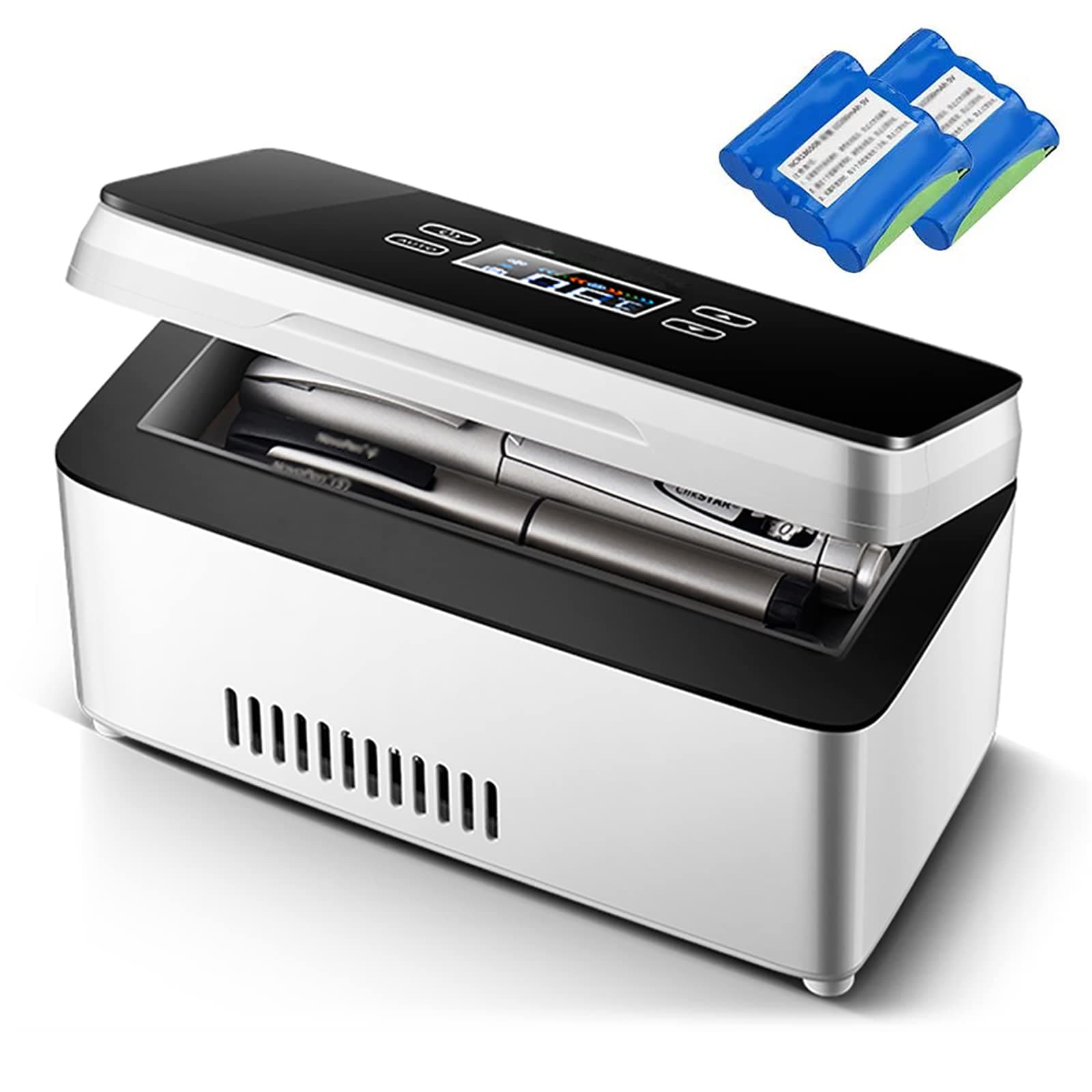 Mini fridge Medicine Refrigerator and Insulin Cooler - Travel, Home, Portable Car Refrigeration Case/Small Travel Box for Medication