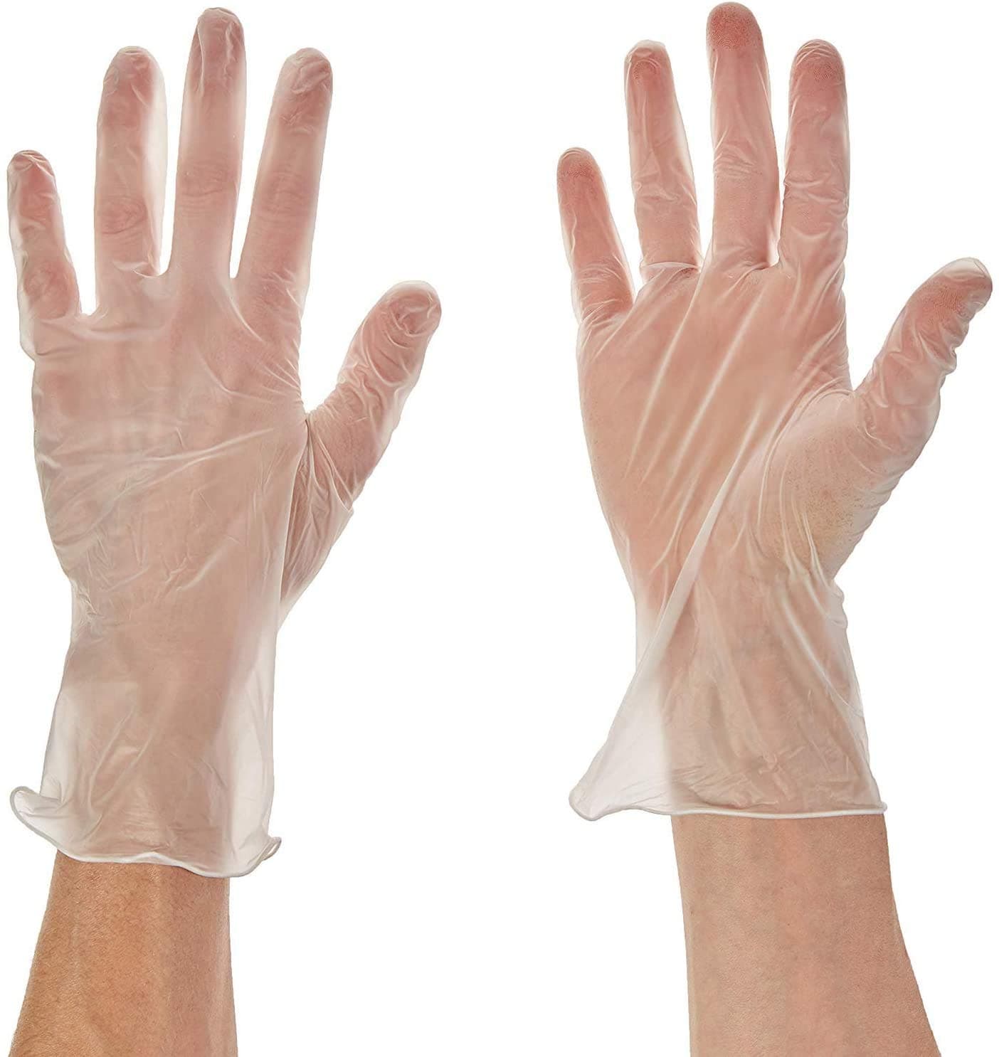 GlovemanHQ021 - Vinyl Gloves, Powder Free, Medium