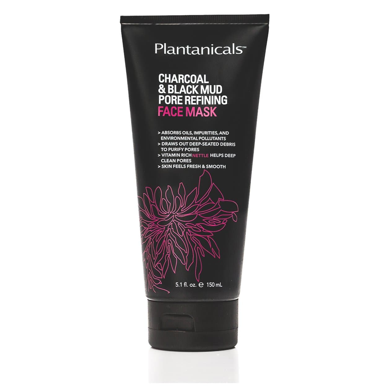 Detox Black Mud Mask with Charcoal | Pore Refining Skincare - 5.1 fl oz