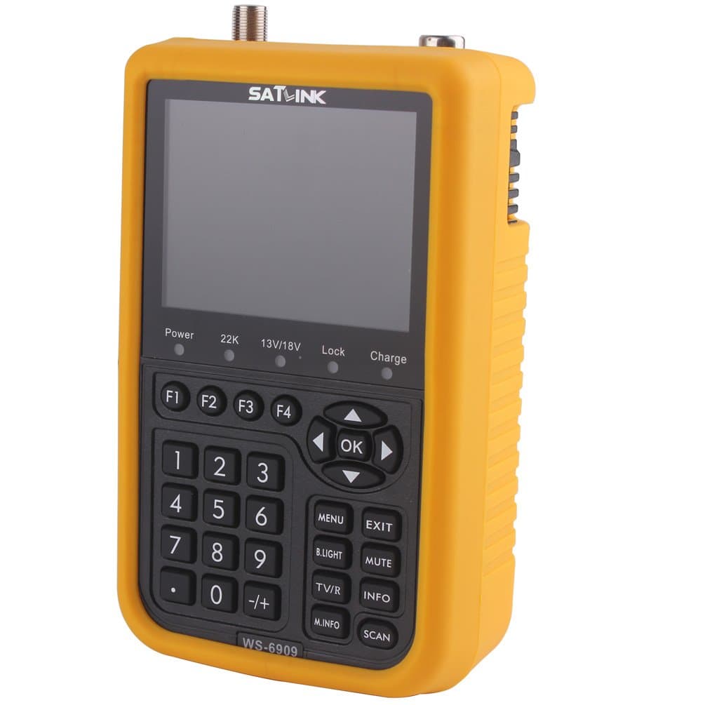 SATlink WS-6909 3.5 - Inch DVB-SandDVB-T Combo Satellite Signal Finder Meter