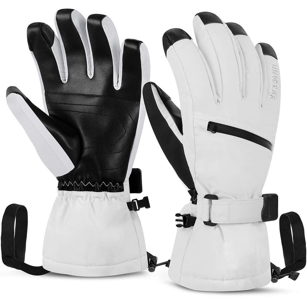 Unigear Ski Gloves Waterproof Touchscreen Snowboard Gloves, Warm Winter Snow Gloves for Cold Weather, Fits Both Men & Women