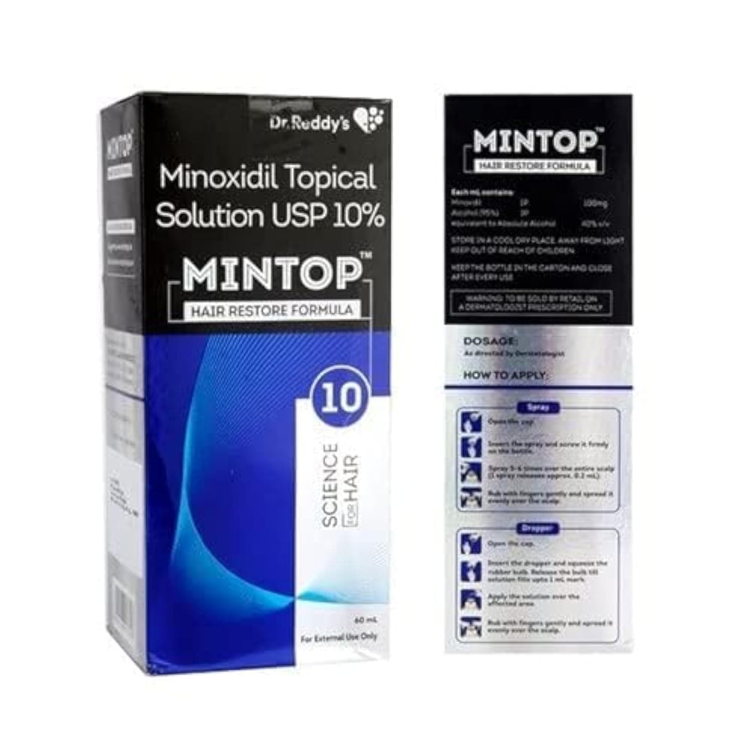 Dermaindia Min-top 10% serum 60 ml