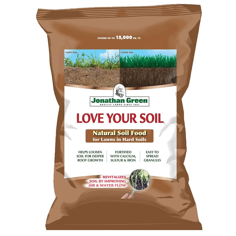 (12191) Love Your Soil, Soil Food for Lawns in Hard Soils - Soil Amendment for Grass & Vegetable Gardens (15,000 Sq. Ft.)