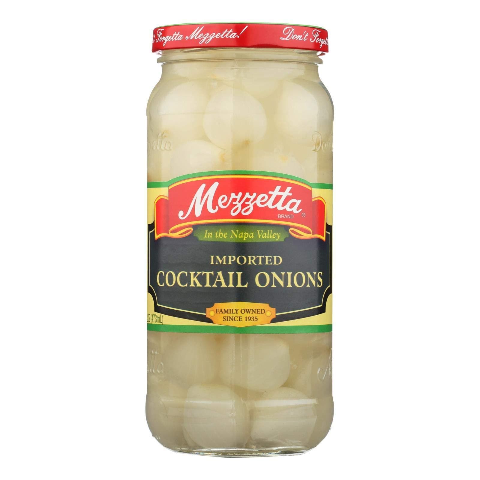 G L Mezzetta Onions, Cocktail, 16-Ounce (Pack of 6)