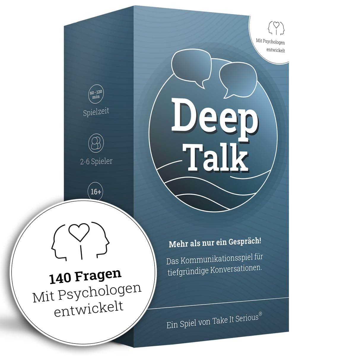 Deep Talk - Conversation Game for Deep Conversations | Communication Game for Friends & Family | Party Game | Conversation Cards | Self-Reflection | Developed with Psychologists