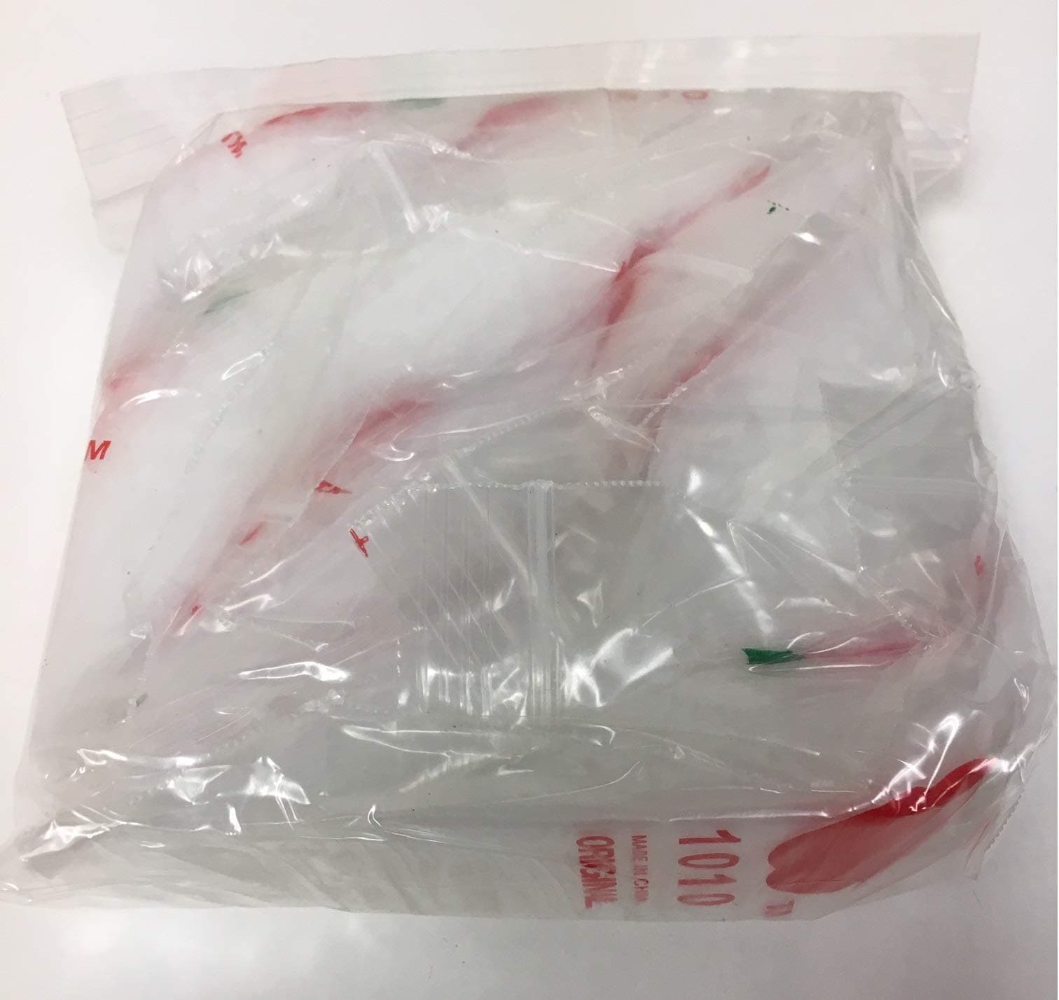 1 x 1, 2 Mil Clear Reclosable Bags, Case of 1000