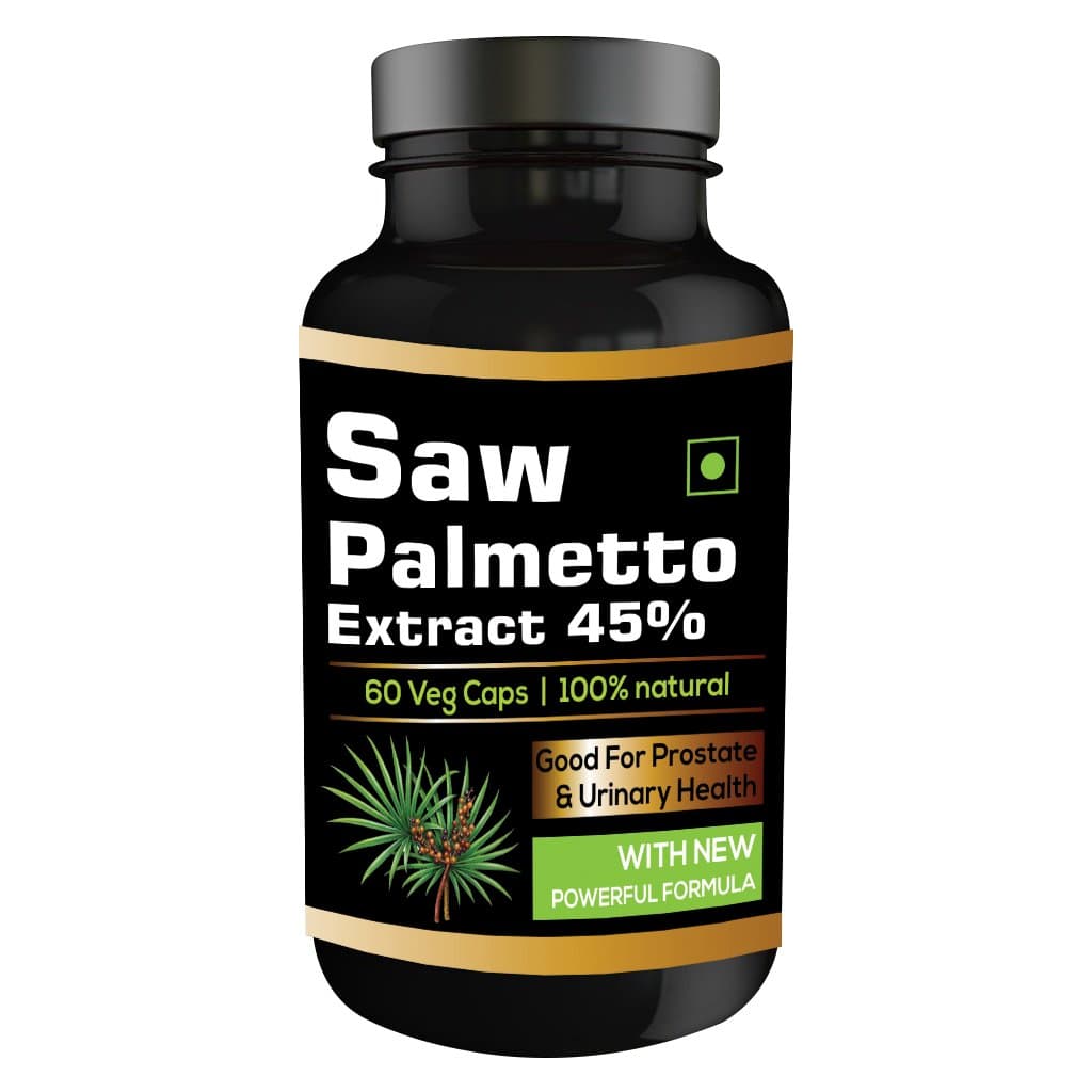 Perennial Lifesciences Saw Palmetto Serenoa Repens Extract 60 Veg Capsules 450 mg (for Hair Growth)