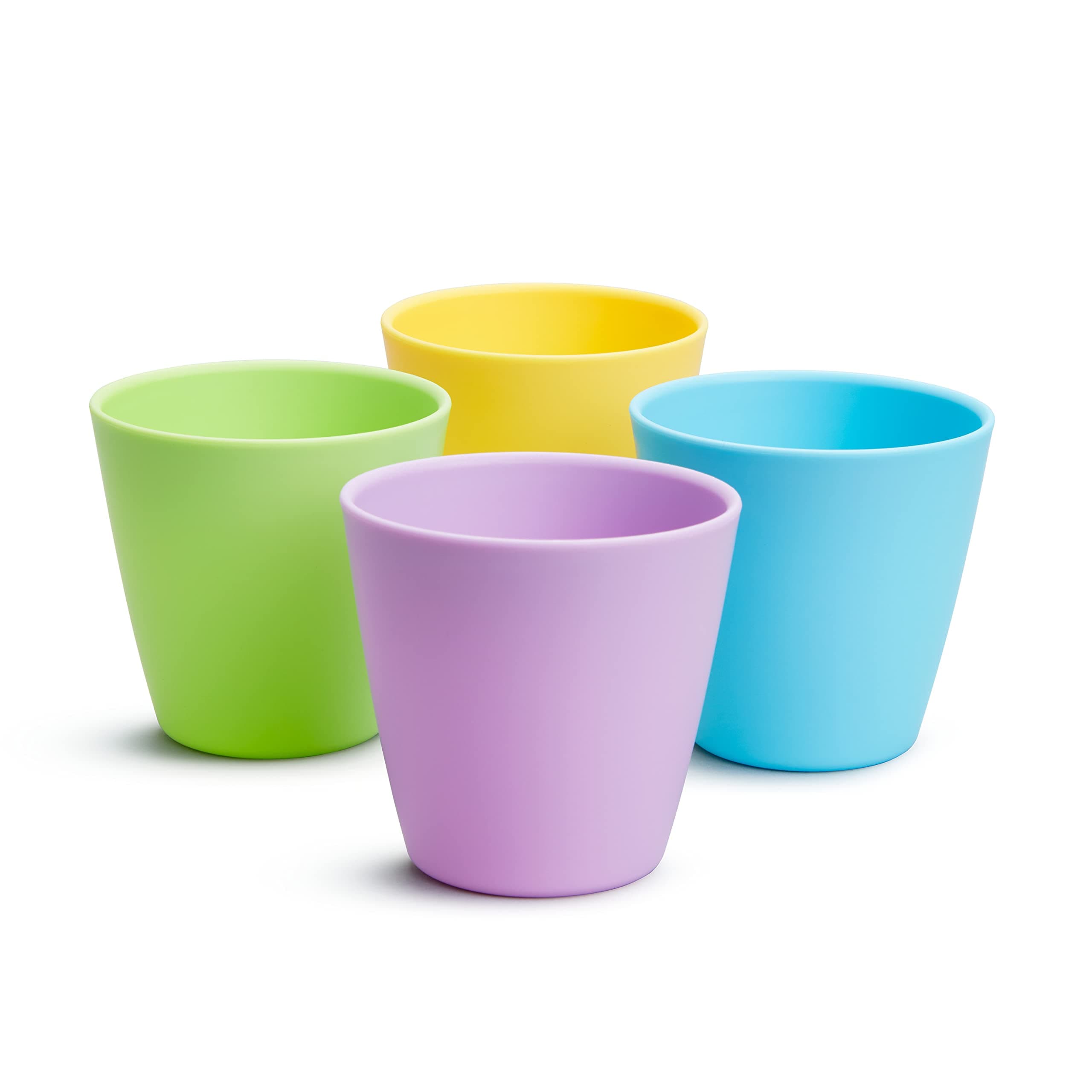 Munchkin Multi Toddler Cups , BPA-Free, 8 Oz, Pack of 4 - Durable, Colorful Training Cups for Toddlers - Dishwasher Safe - 18+ Months