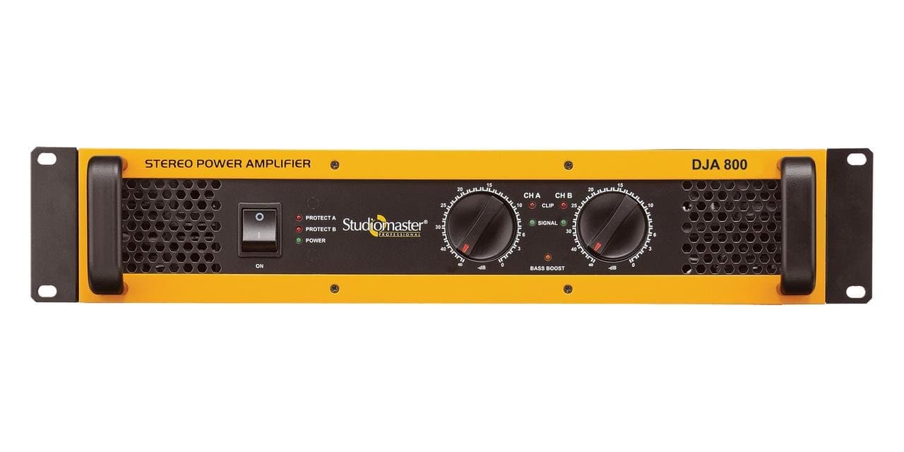 Studiomaster DJA Series Amplifier DJA 800, black, MM (DJA800)