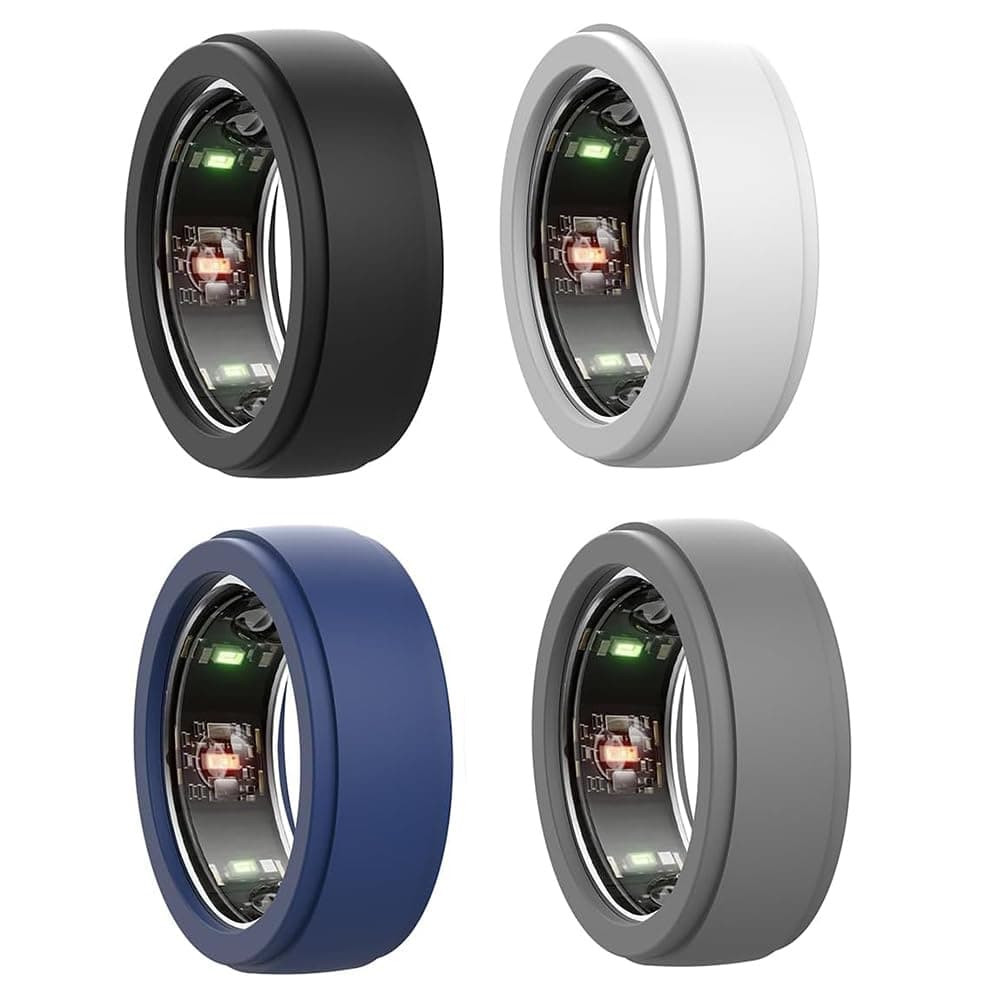 Agrifilm Silicone Ring Cover Compatible with SAMSUNG Galaxy Ring and Oura Ring - Anti-Scratch Elastic Ring Case for Size 5/6/7/8/9/10 (S)