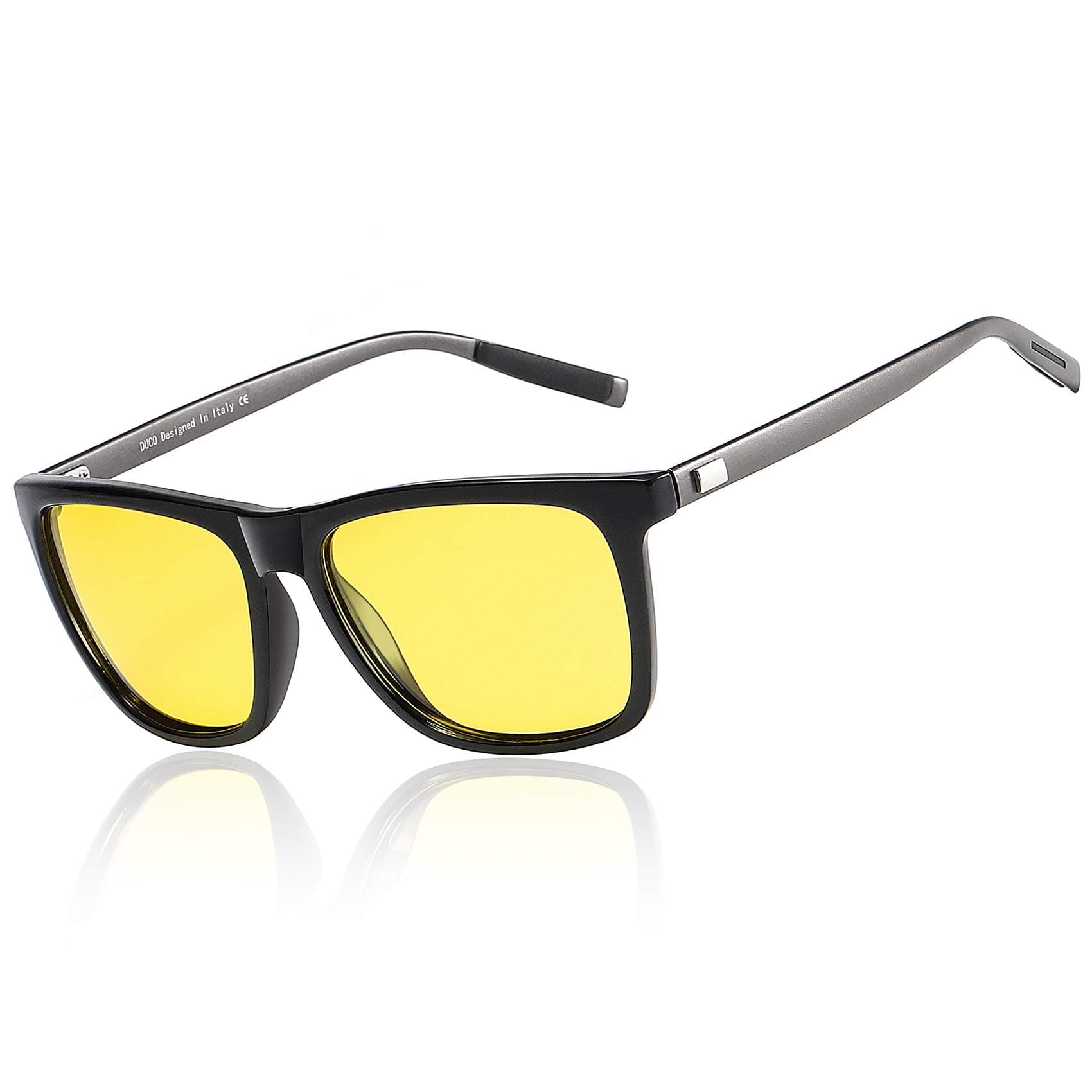 Polarized Night Vision Glasses for Men and Women Yellow Safety Driving Glasses with UV Protection and Anti Glare