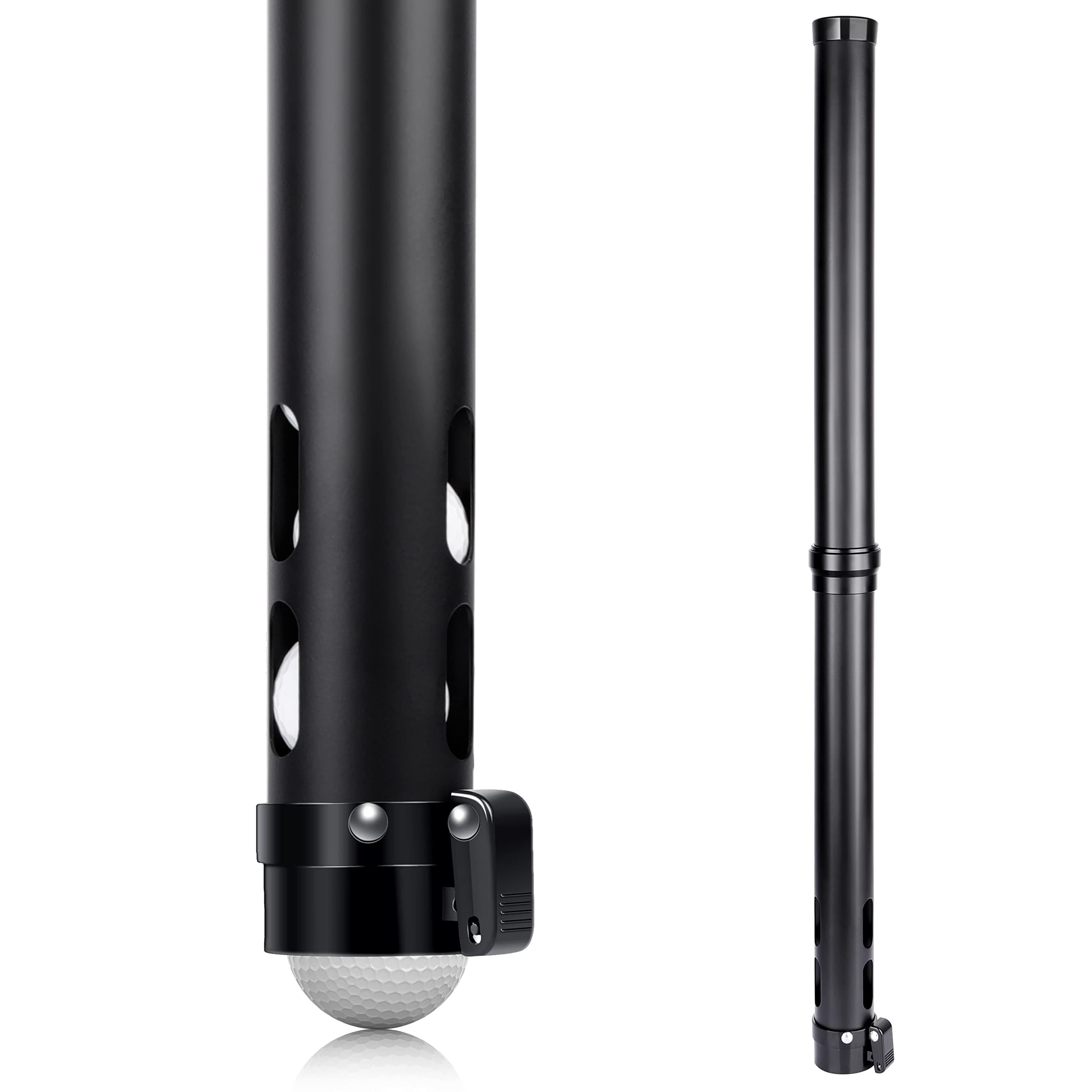 CHAMPKEY Premium Golf Ball Retriever - Professional Golf Ball Picker - Sturdy Aluminum Alloy Tube Collector (Detachable Tube)