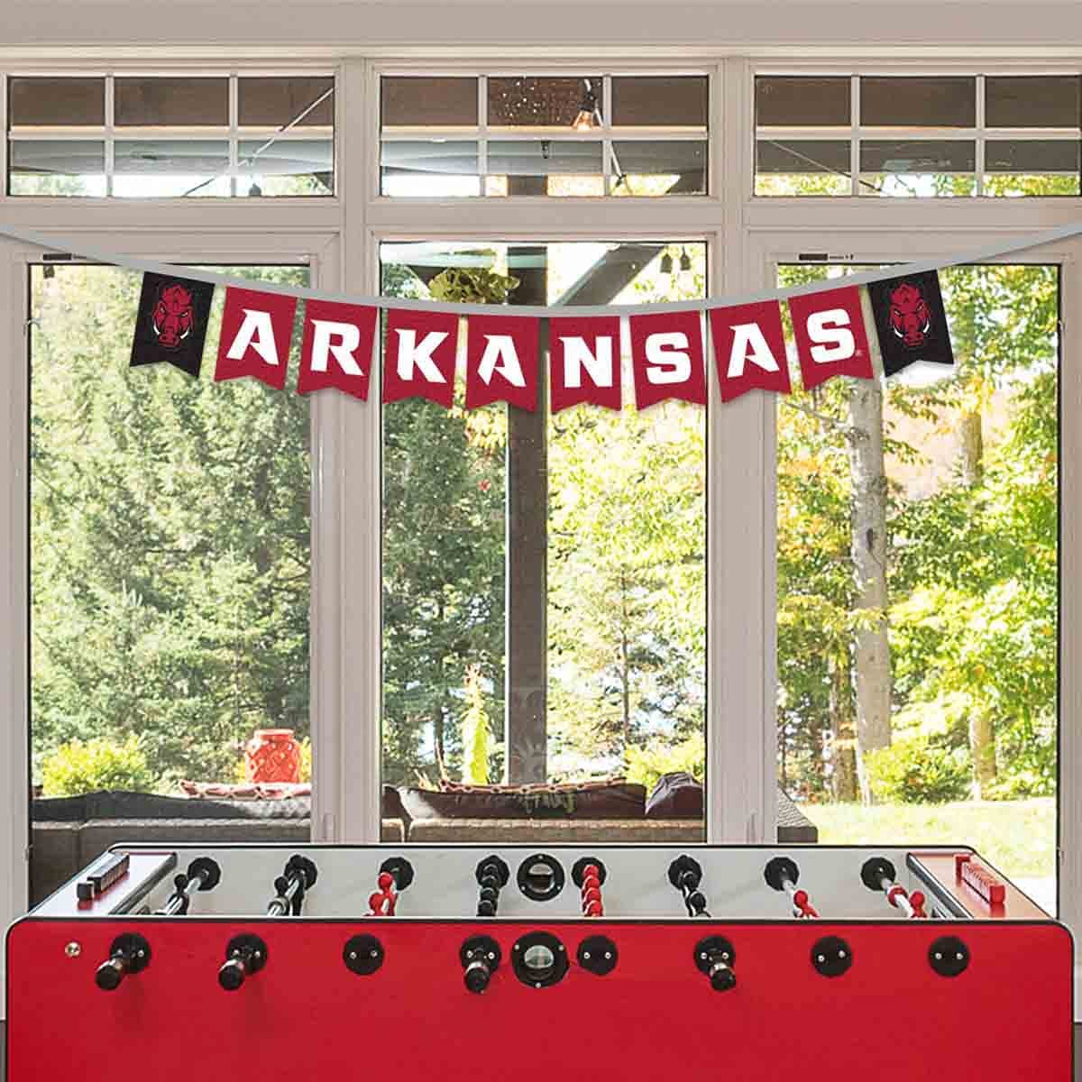 Arkansas Razorbacks Banner String Pennant Flags