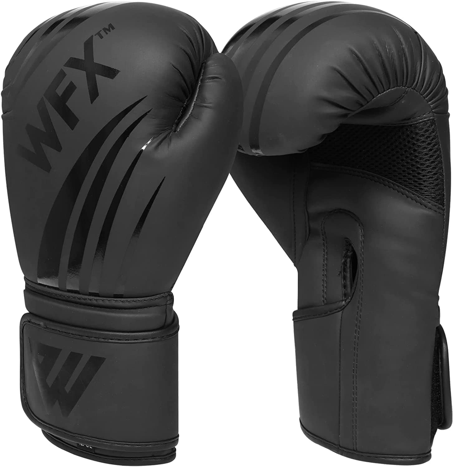 WFX Leather Boxing Gloves Professional MMA Sparring Kickboxing Punch Bag Training Muay Thai Fighting