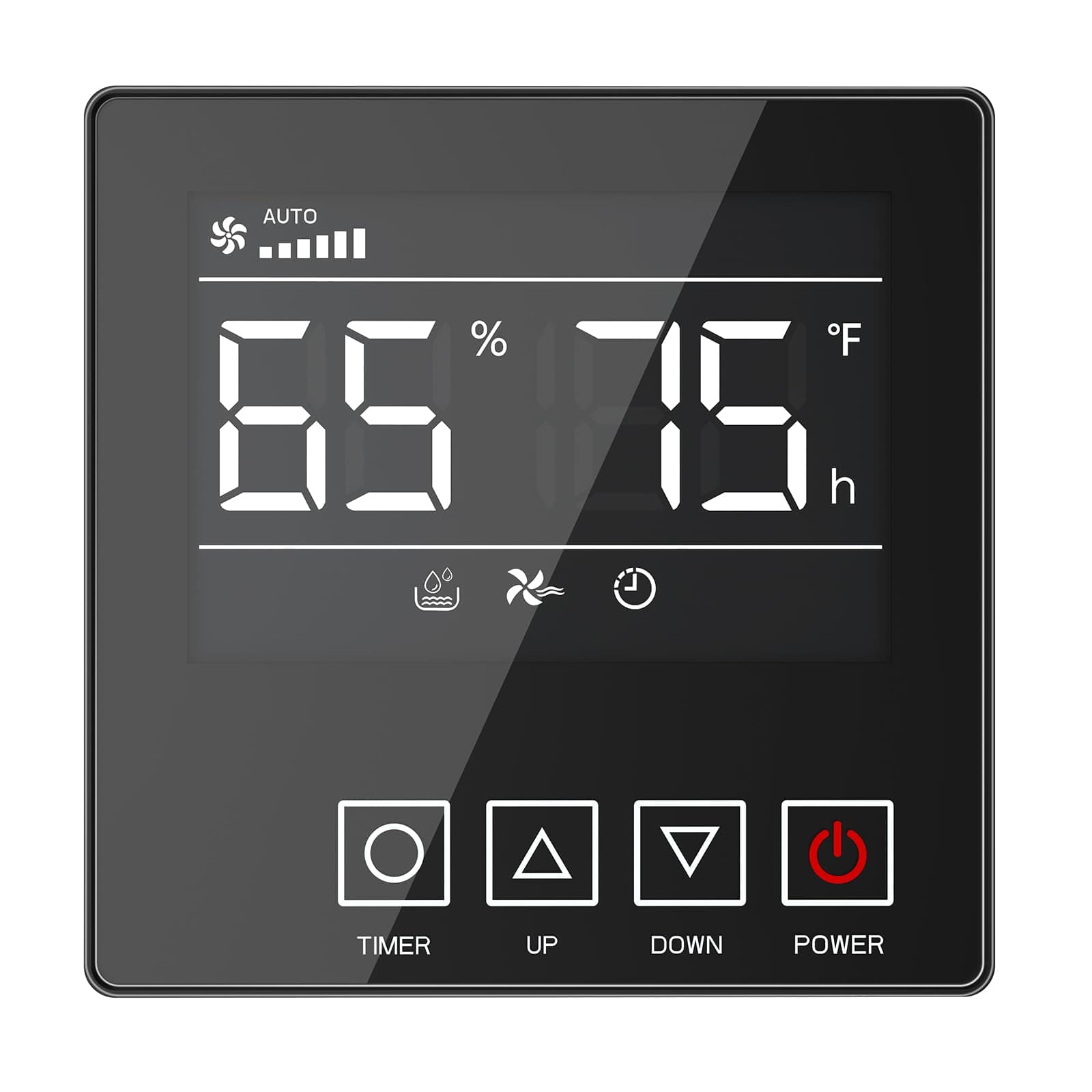 Crawl Space Dehumidifier Remote Controller for Model M145 XP235 MP70, Digital Humidity, Temperature, Timer, Adapt The Humidity Level