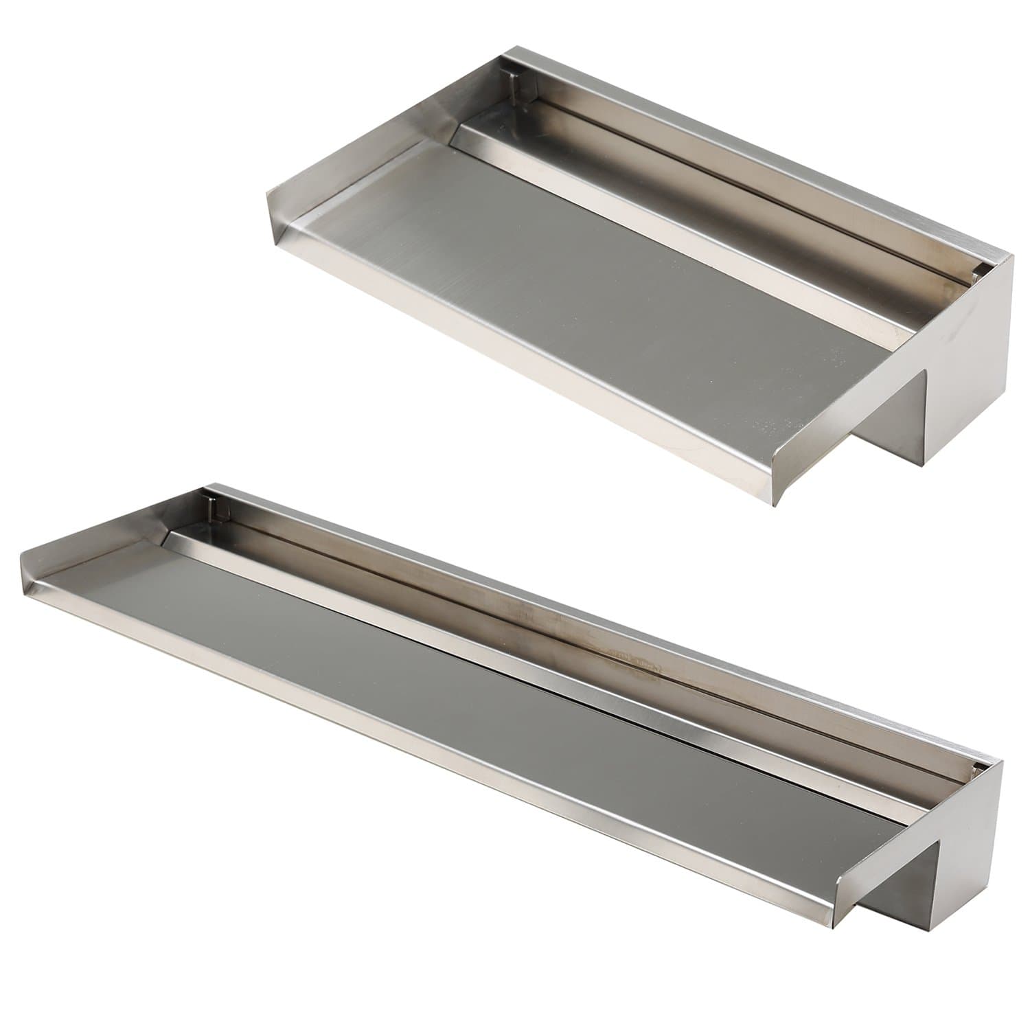 Köhko waterfall ALBERTA 20 CM stainless steel (15-150 CM) matt aquafall water feature waterfall WF20