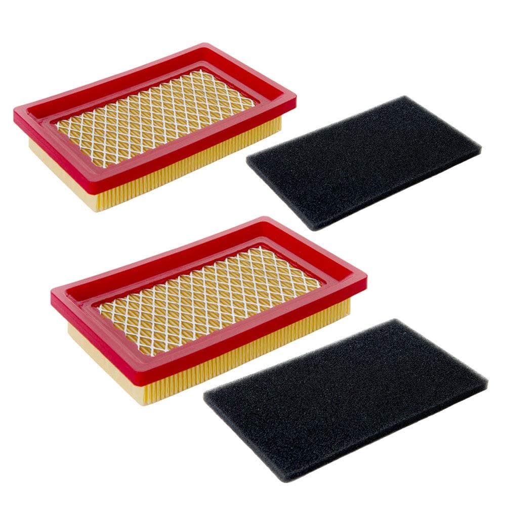 2 Pack 951-10298 Air Filter + Pre Cleaner for MTD Cub Cadet SC100 951-14632, Kohler 14 083 01-S, Pro Performance for Push Lawn Mower and More