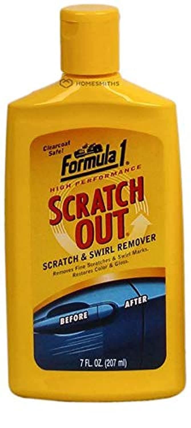 Formula 1 Scratch Out - Scratch Remover for All Auto Paint Finishes Liquid Wax 207ml