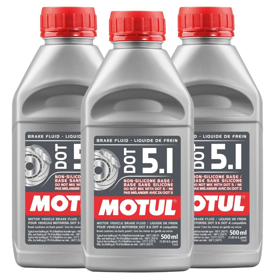 DOT 5.1 High Temp. Brake Fluid (3 Pack)