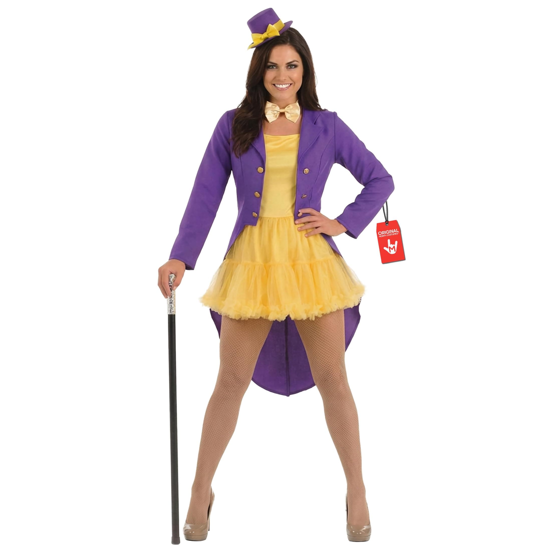 Fun Shack Chocolate Factory Costume for Women - Willy Wonka Inspired Adult Halloween Book Day Outfit, X-Large