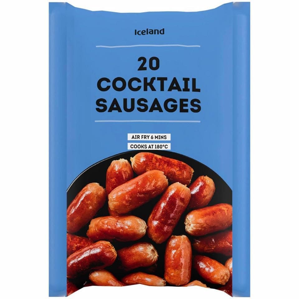 Iceland 20 (Approx.) Cocktail Sausages 240g