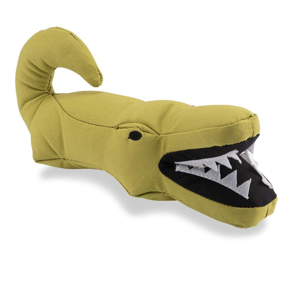 Beco Pets Soft Toy - Aretha the Alligator made from Recycled Plastic Bottles - Toy for Dogs with Squeeker - M