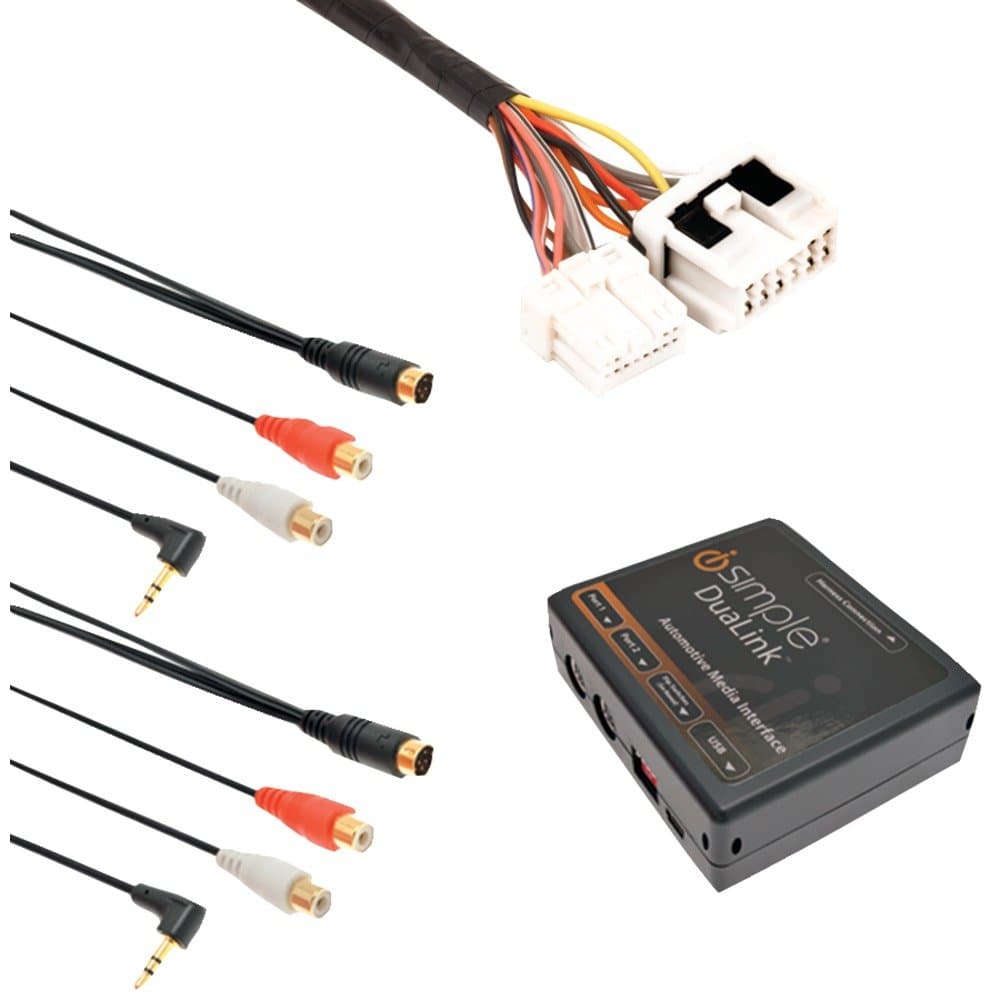 iSimple ISNI531 Automotive Dual Auxiliary Input Kit for Select Nissan and Infiniti Vehicles