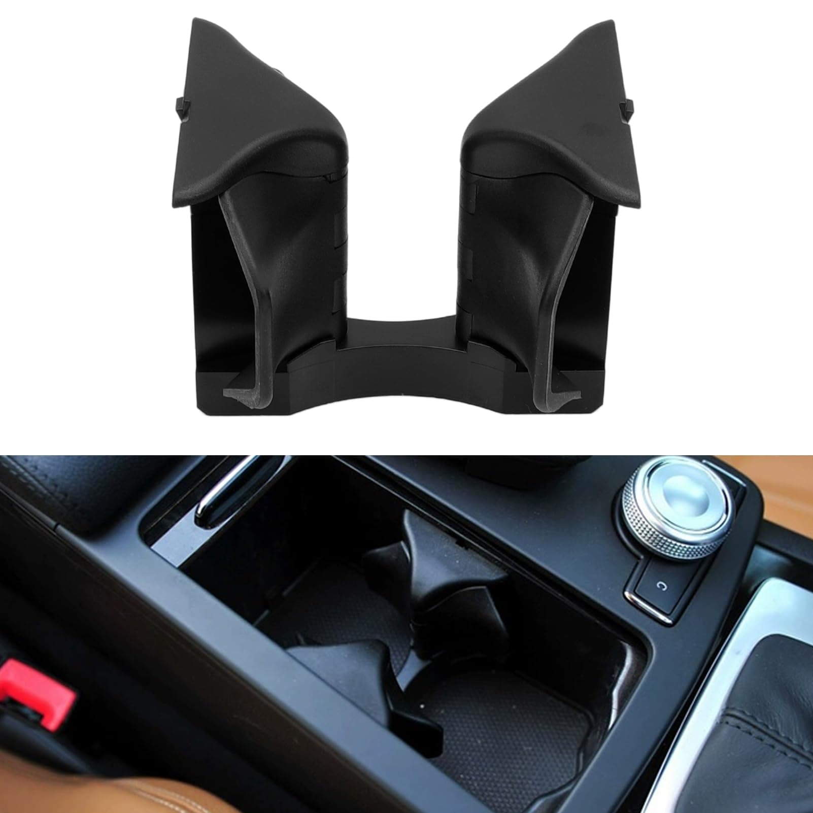 FineBoing Center Console Drink Cup Holder For C Class E Class W204, S204, W212, S212, C207, A2046802391