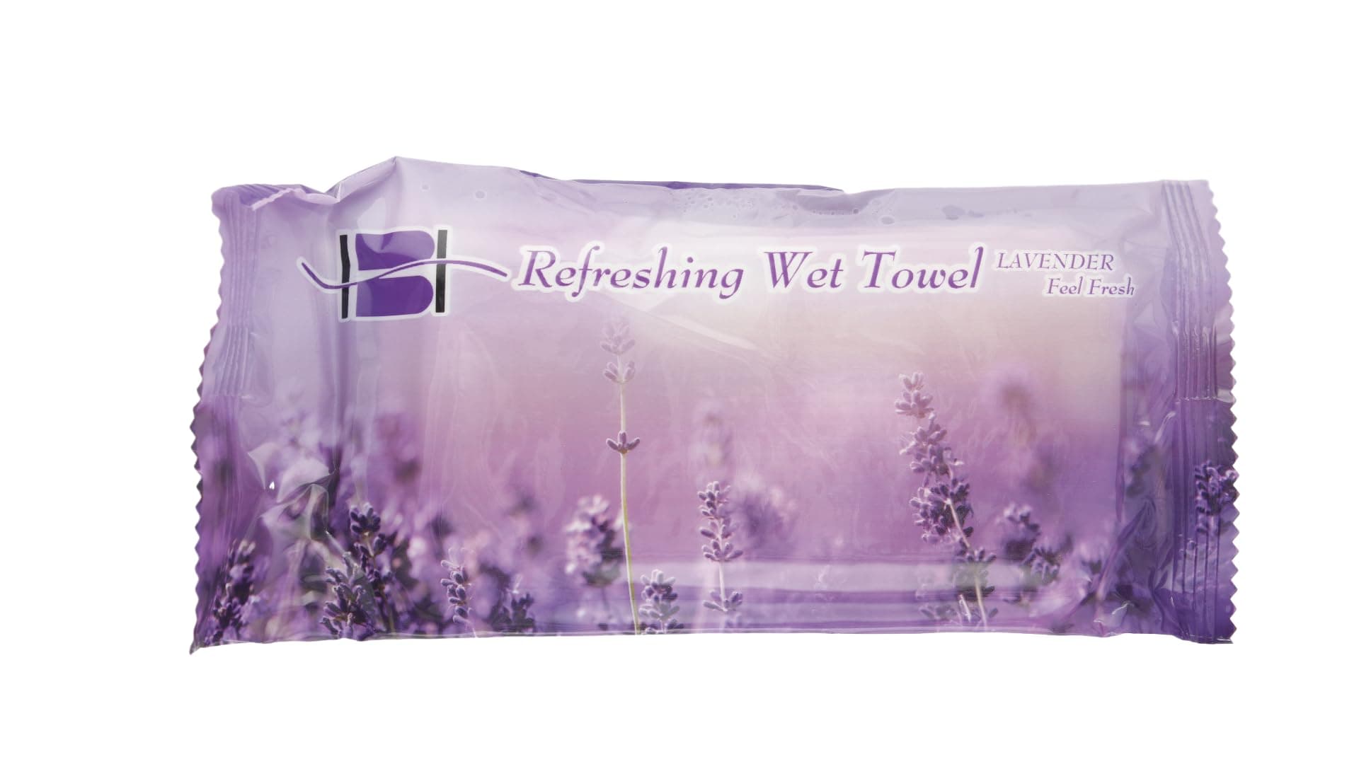 HALA BEAUTY Disposable Hygienic Refreshing Scented Towel (Hot/Cold) towel For Salons & Spa & Picnics & Restaurants & Hand Cleaning 1 PACK (Lavender, PACK OF 50 PCS)