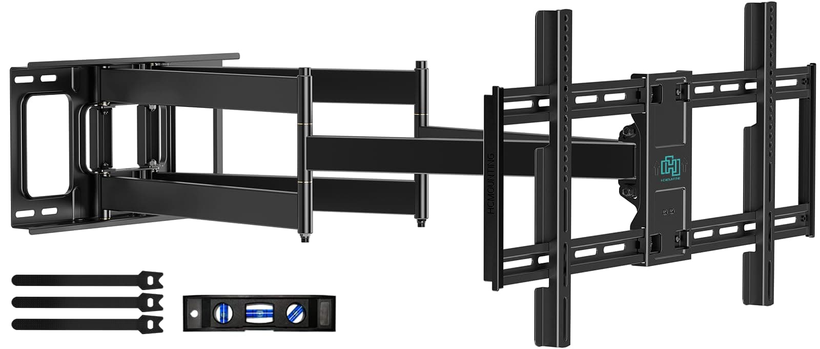 Heavy Duty TV Wall Mount for 42-95" TVs, 4X Load Tested Holds 179lbs, 40.9" Smooth Gliding Extension Arms, Full Motion Swivel & Tilt, VESA 800x400, Fits 16-18" Studs