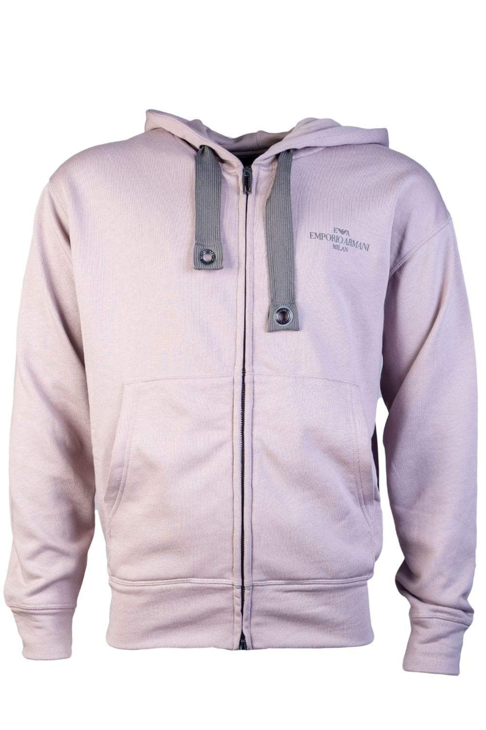 Emporio Armani Mens Zip Up/Button Cardigan Hoody Sweatshirt 3G1BN4 1JHUZ