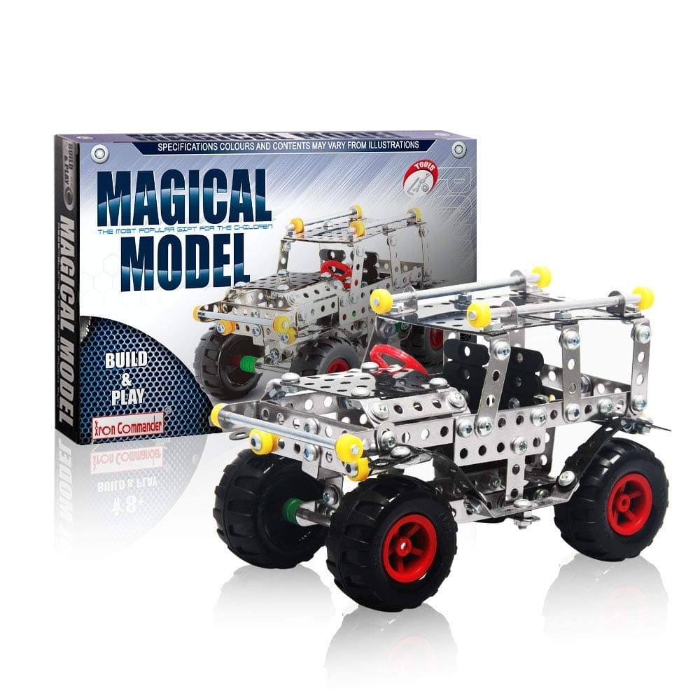 Car Model Kits Building Toys Metal Off-Road Erector Sets Model Kit for Adults