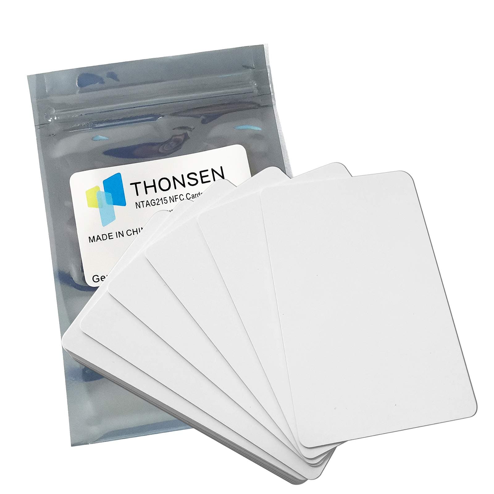 THONSEN 10pcs NFC Tags NTAG215 NFC Cards NFC 215 Tags Compatible with TagMo for Android NFC-Enabled Smartphones