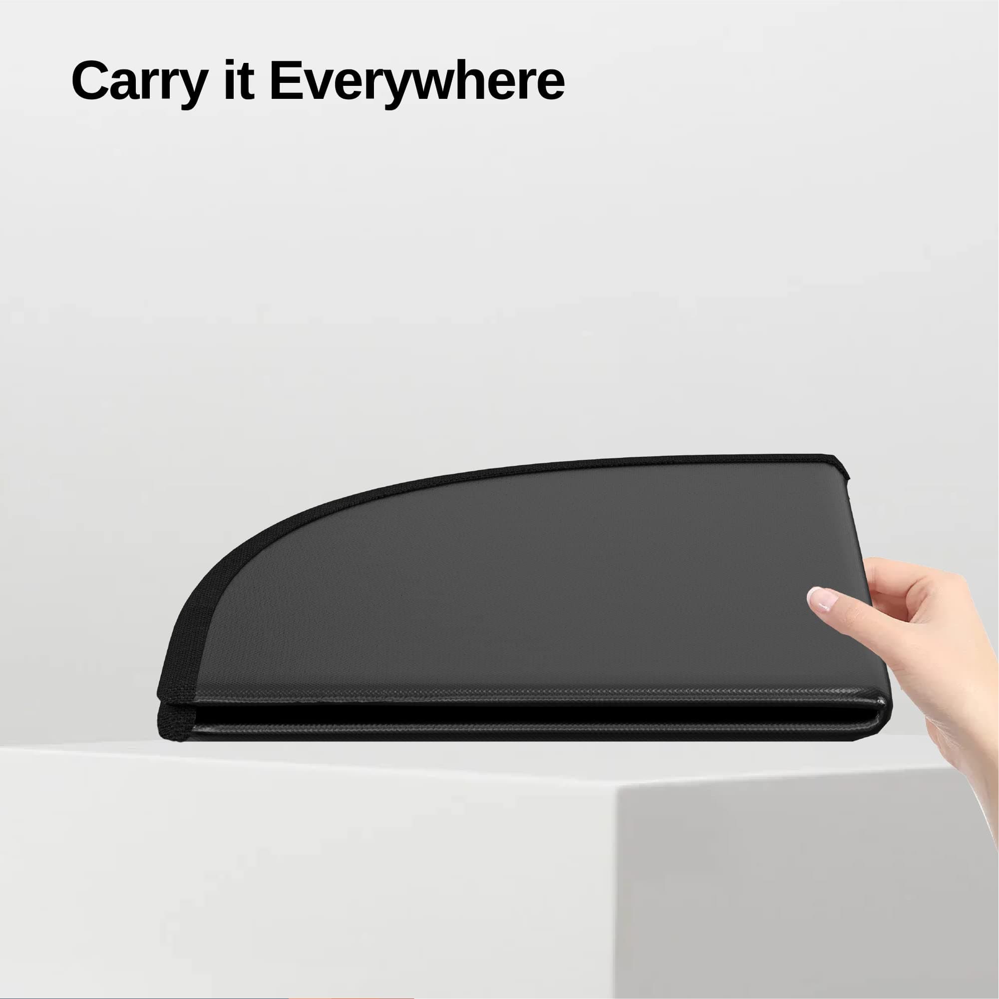 EAST OAK 36'' Fire Pit Mat for Low Smoke Outdoor Firepit Wood Burning Campfire, Portable fire Pit, Charcoal Grills, Wood Pellet Smokers, for Patio, Backyard, Deck, Garden and Poolside Use, Black