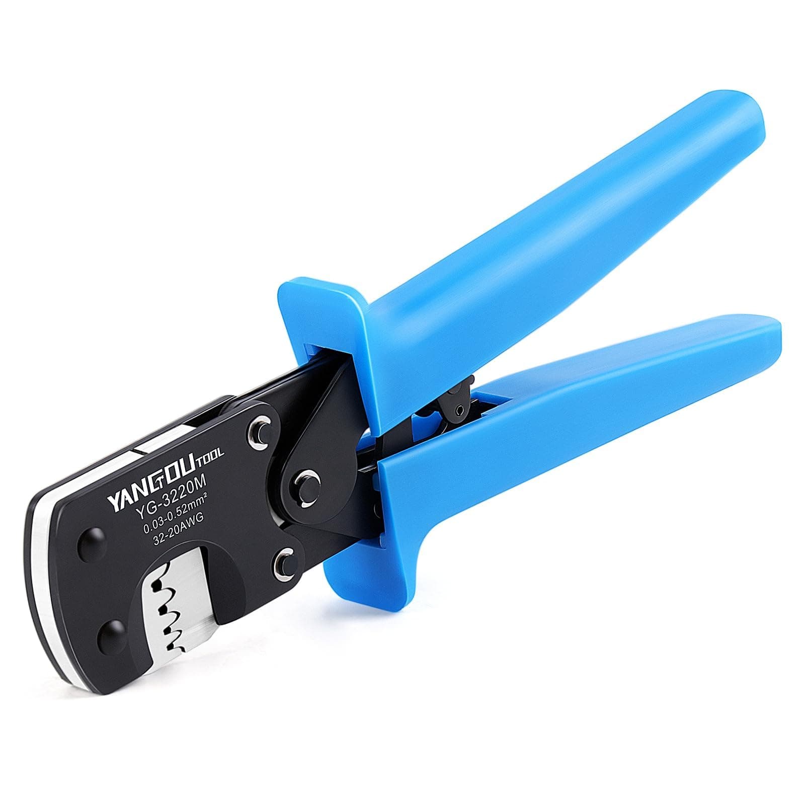 Micro Molex Crimper: 32-20AWG (0.03-0.52mm²), Compatible with Molex, JST, JAE, D-Sub, Precision JST Crimping Tool