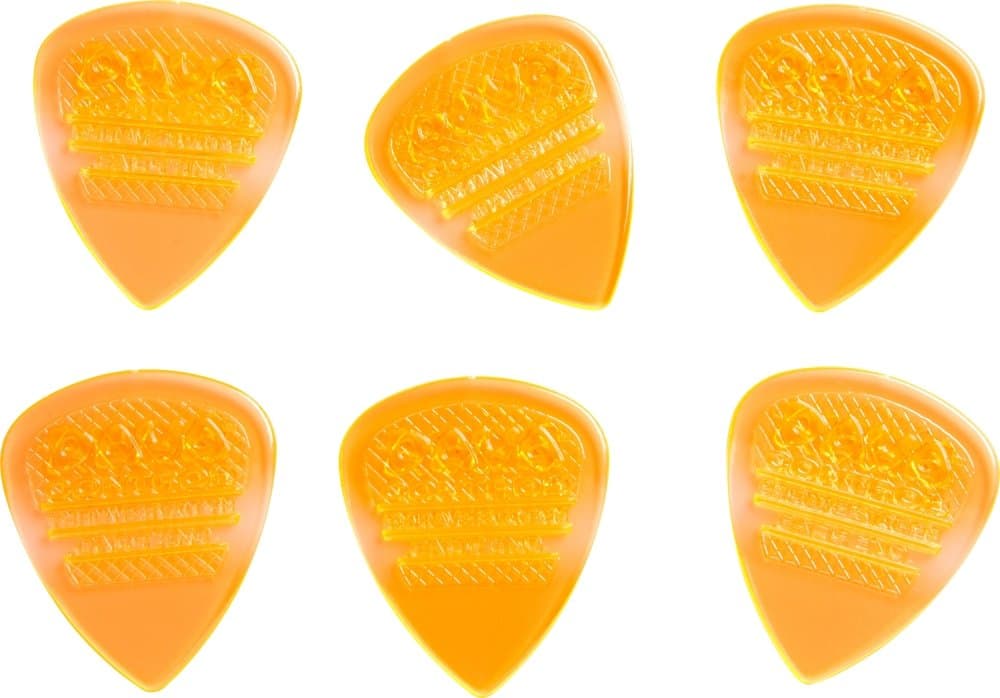 Dava Control Pick Gels Medium 6-Pack Clear Orange