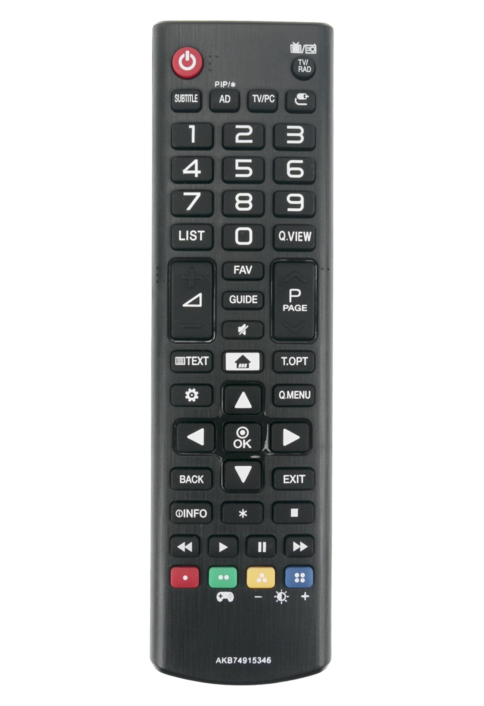 VINABTY AKB74915346 Replace Remote Control fit for LG LED TV 22MT41DF 22MT41DW 24MT41DF 24MT41DW 28MT41DF 28MT41DW 28MT41DF-PZ 24MT41DW-WZ 24MT49DT 24MT49VT 28MT49DT 28MT49VT