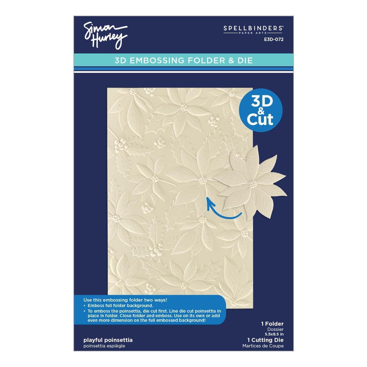 Spellbinders 3D EF & Die, ONE