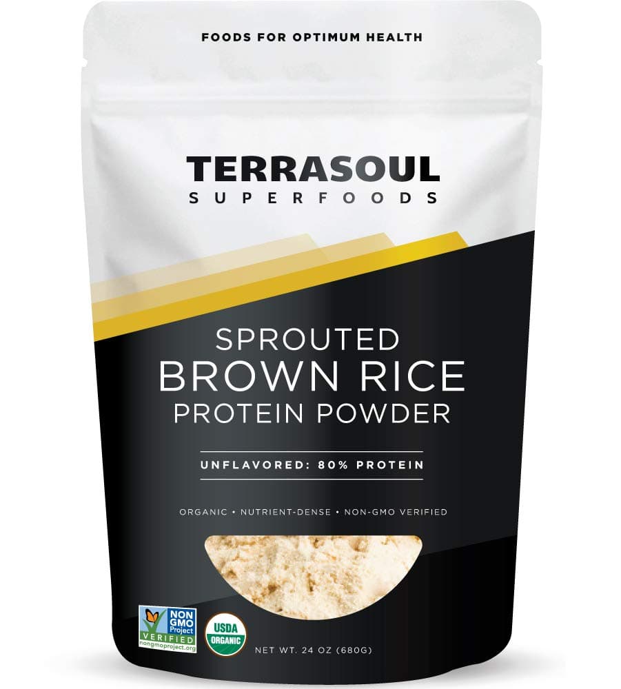 Organic Sprouted Brown Rice Protein Powder, 1.5 Pounds