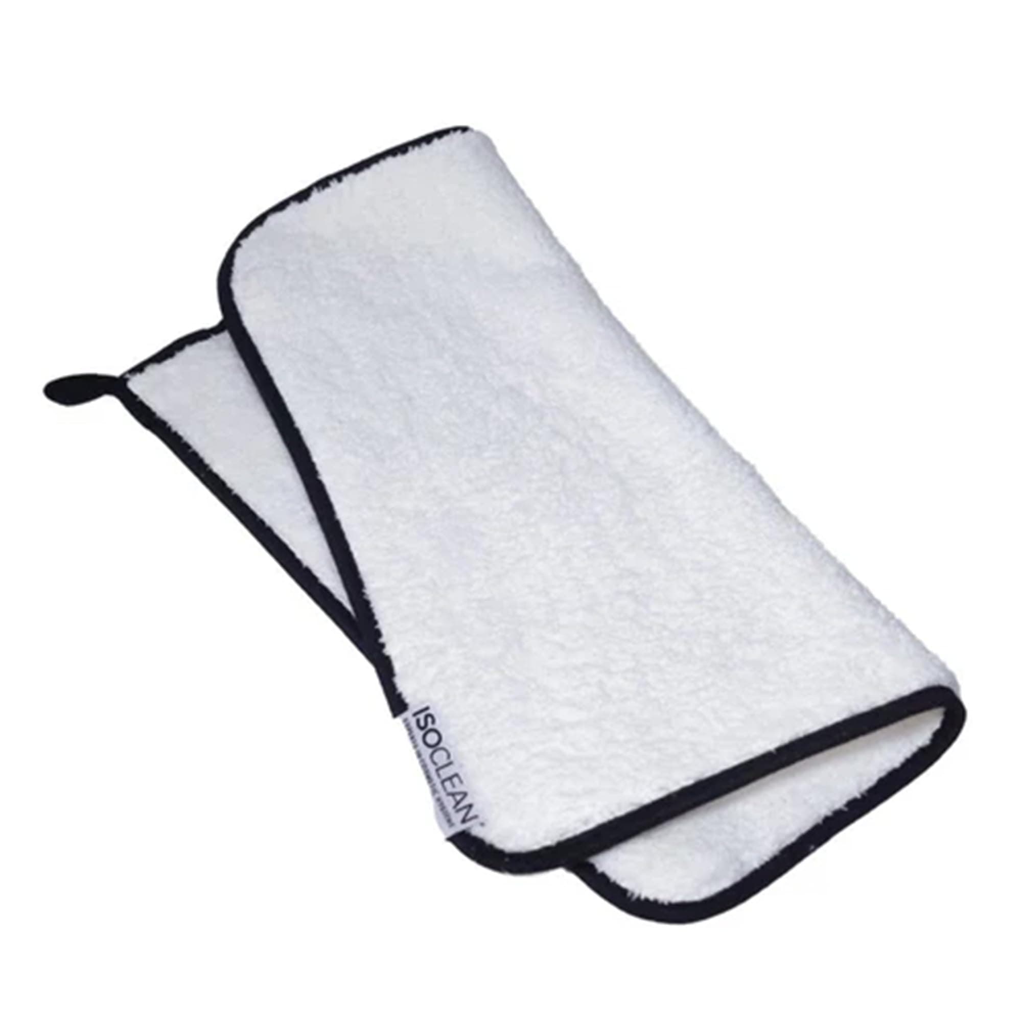 Isoclean Microfibre Towel, Absorbant Soft Fabric Towel for Makeup Brush Cleaning with Reinforced Edges, Machine Washable and Reusable for Delicate Makeup Brushes, 40cmx40cm, Large