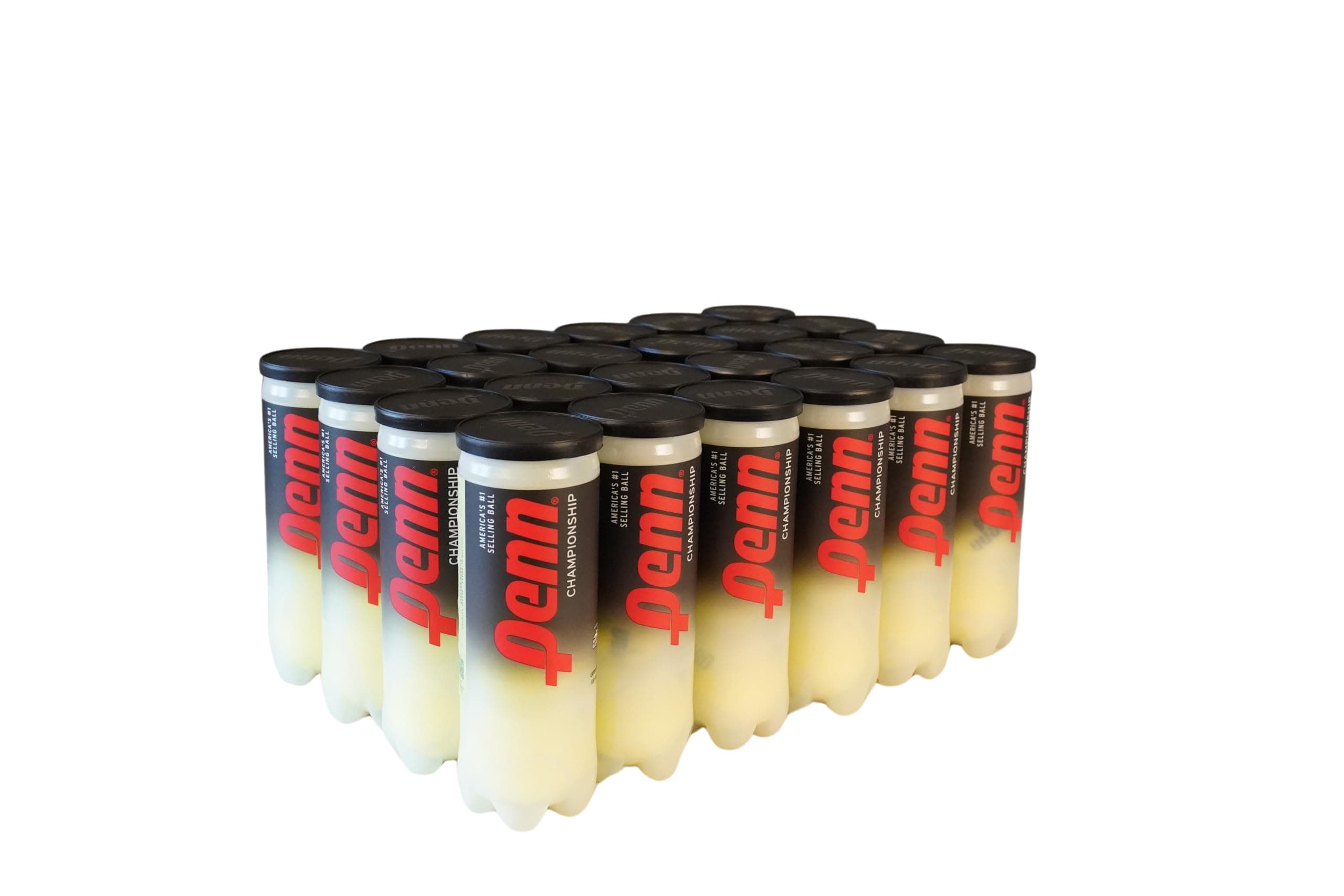 Penn Championship Tennis Balls - Extra Duty Felt Pressurized Tennis Balls - 24 Cans, 72 Balls