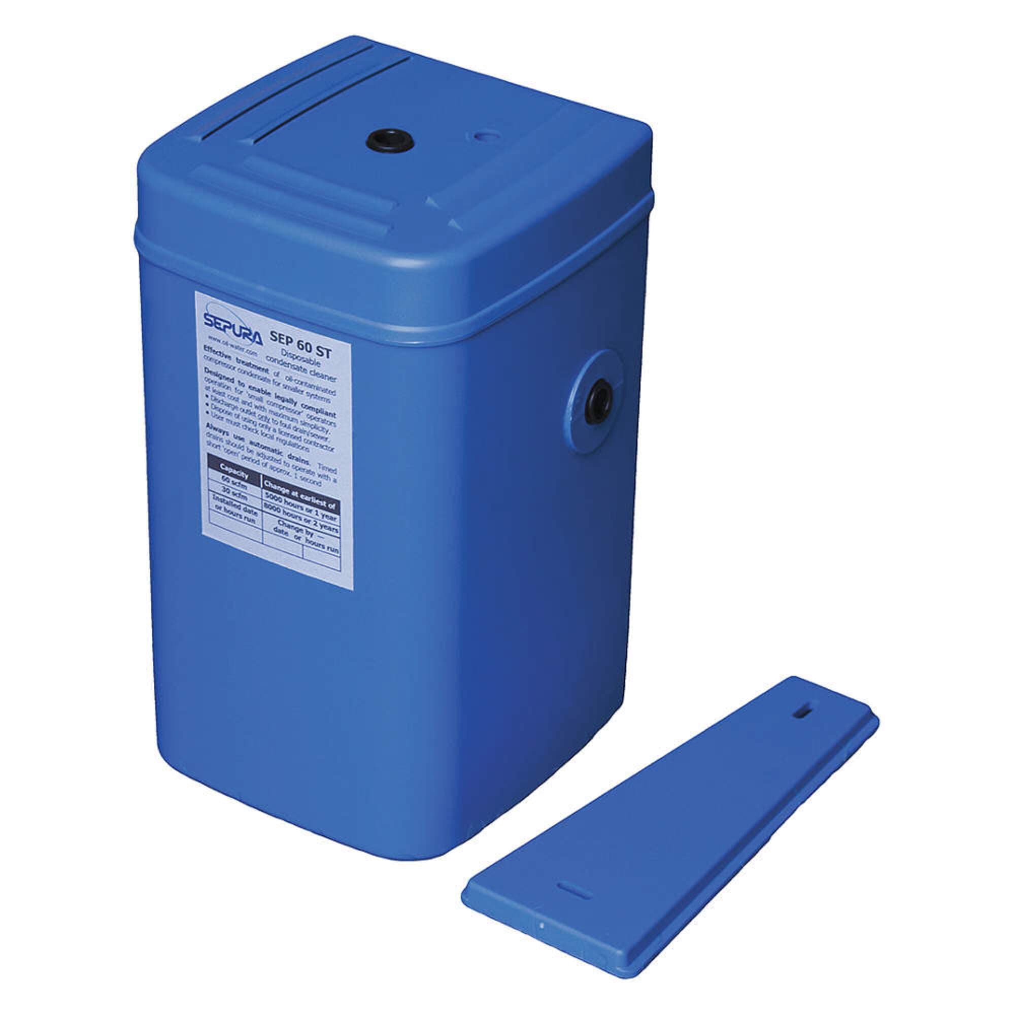 SEP60ST - NANO SEPURA Oil and Water Separator: 15 hp Max Air Compressor HP, 60 cfm, 1/4 in, PTC