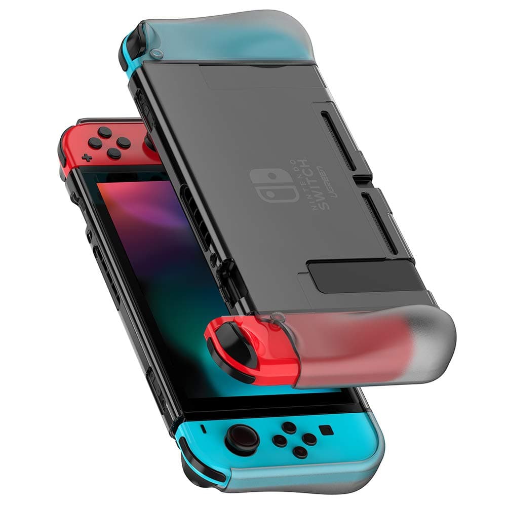 UGREEN Protective Case Compatible with Nintendo Switch, Dockable Grip Case Cover Protector Accessories Anti-Scratch Shock-Absorption