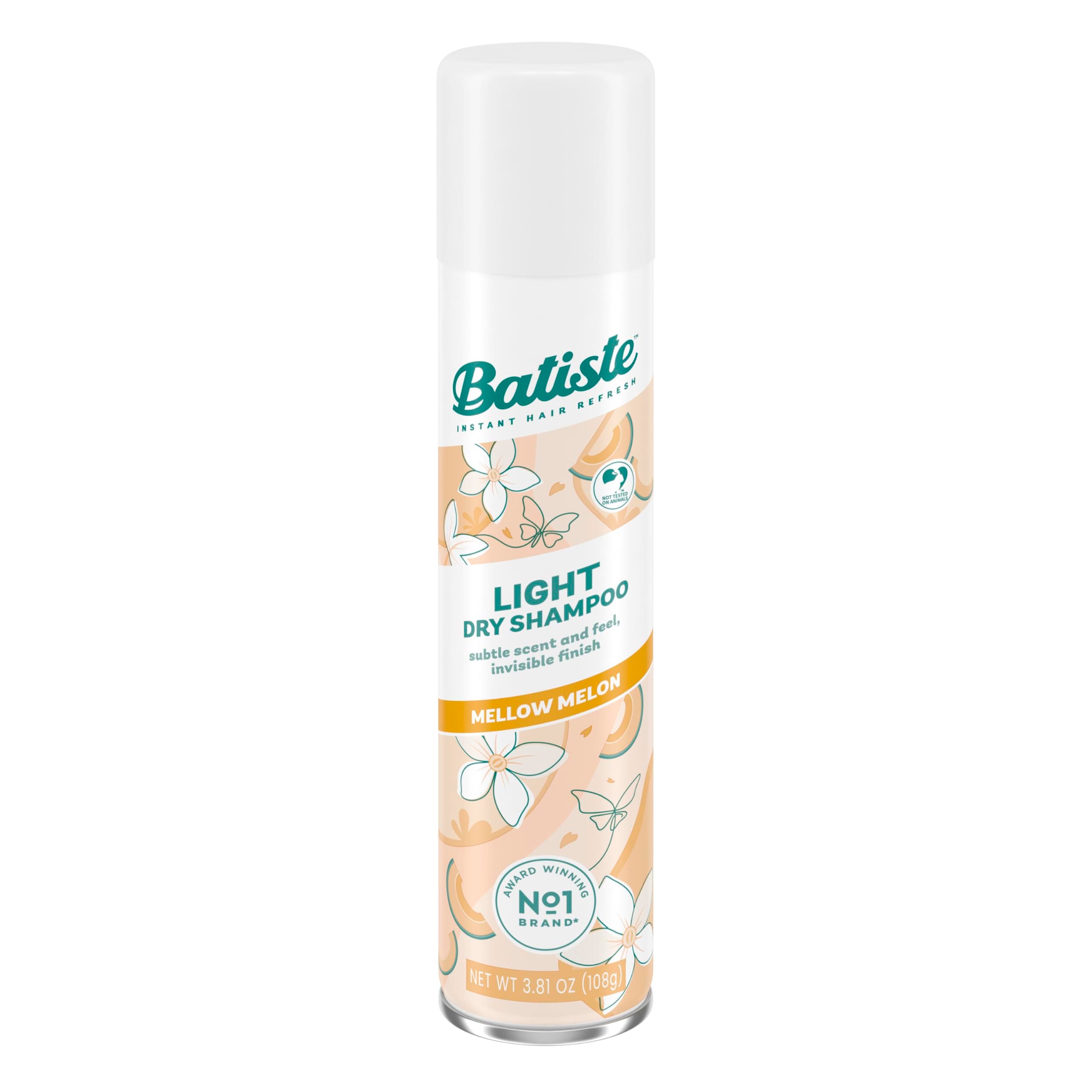 Light Dry Shampoo, Mellow Melon, Invisible Finish, Refresh Hair & Absorb Oil Between Washes, 3.81 Oz.
