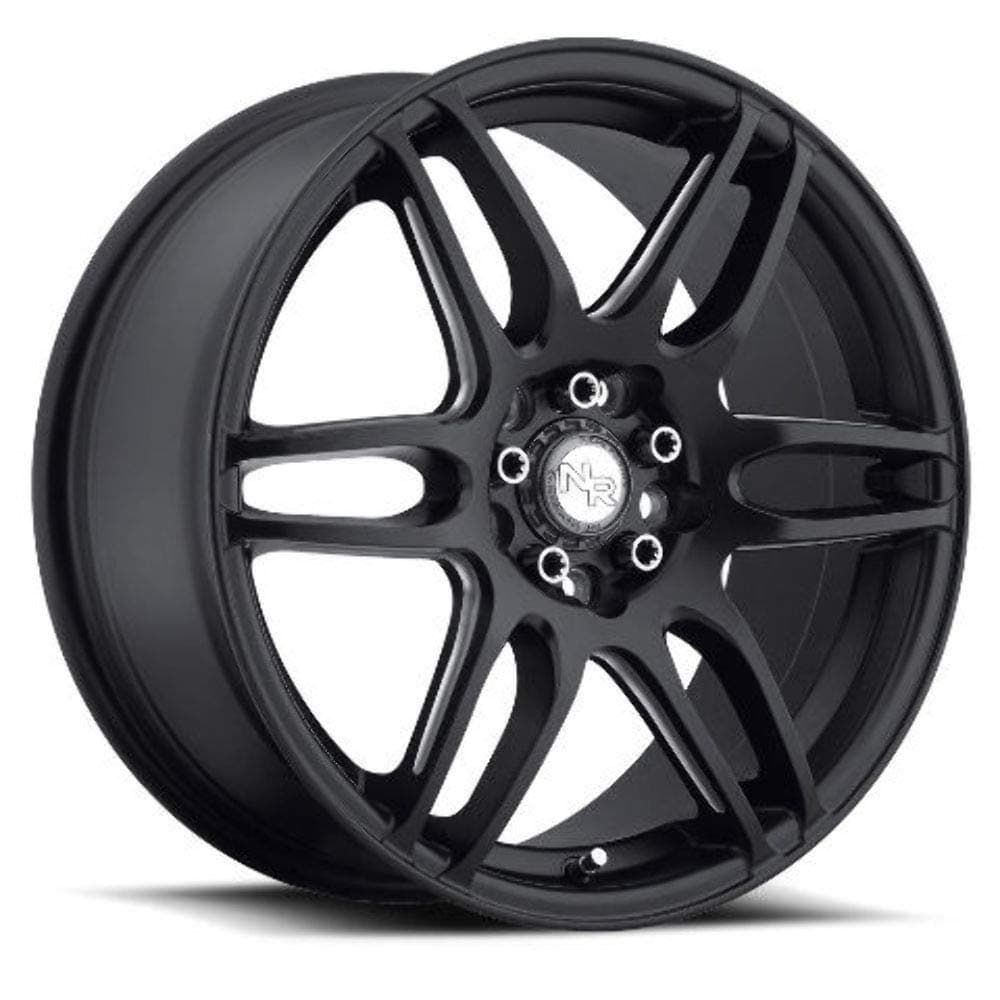 18X8.0 Niche Racing Series Nr6 M106 Wheel 40Mm Conical Lug Type 5X105 Nb-Blk