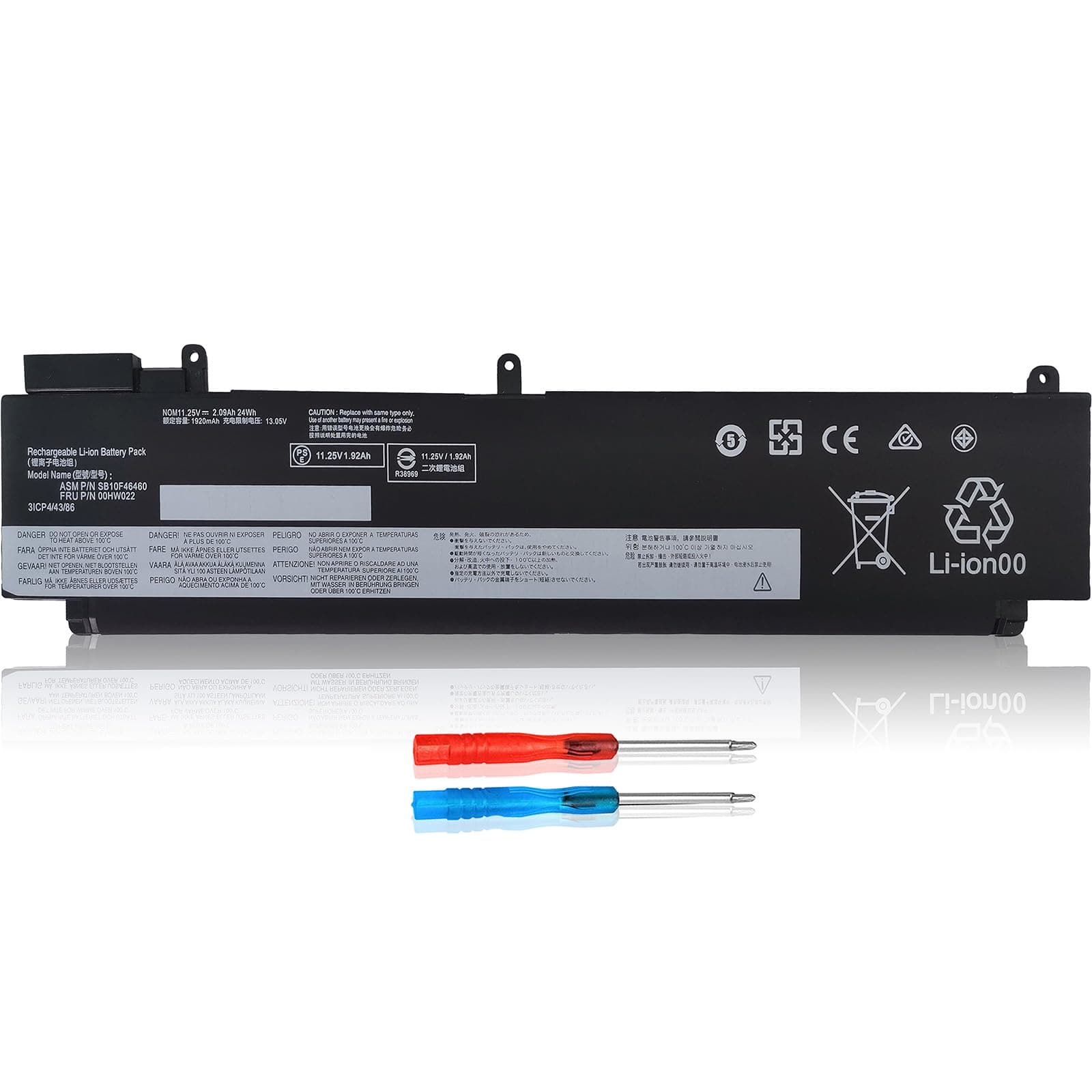 00HW022 Laptop Battery, T470S T460S Battery Replacement for ThinkPad T470s T460s Series 00HW023 SB10F46461 00HW036 SB10F46474 SB10F46460 00HW037 SB10F46475 PC Computer Batteries.